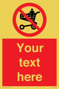 Custom prohibition no standing in trolley